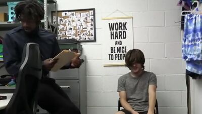 Gagging on officers BBC for stealing an expensive bottle