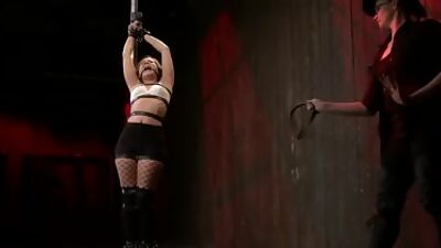 Strapped lesbian pussy toyed and vibed