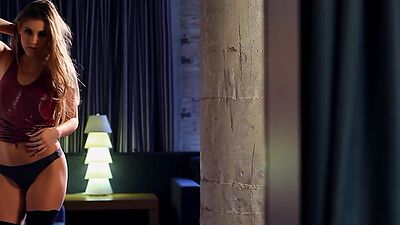 All natural Playboy models Christine Carter and Danielle Trixie showing off