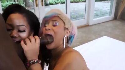 DOWN FOR BBC - Kimmi Stephens big booty oiled and bouncing BBC