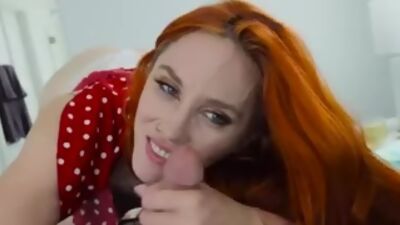 Nova Sky rides a cock underneath Billy's boxer shorts