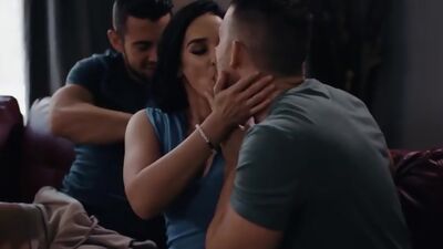 Stepson shared stepmom Sheena Ryder with best friend and they fucked her