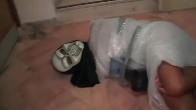 Eating Chocolate from behind