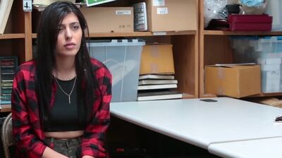 Enticing sexy shop lifter chick Audrey Royal gets her tight pussy fucked by a undercover LP officer