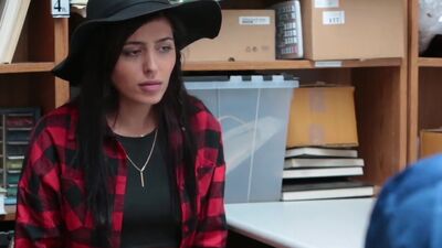 Enticing sexy shop lifter chick Audrey Royal gets her tight pussy fucked by a undercover LP officer