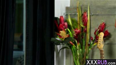 MILFs Rachael Madori and Kleio Valentien rode guys hard gun after massage