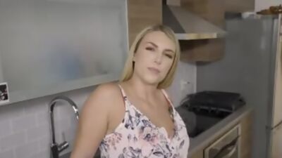 Stepson helps his hrony stepmom fullfil her porn fantasy