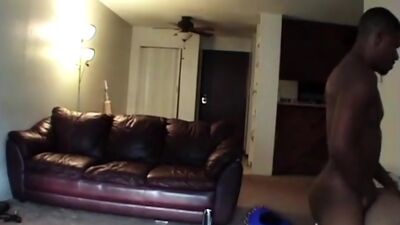 Big Tits Girlfriend fucked in a cozy room with a black guy