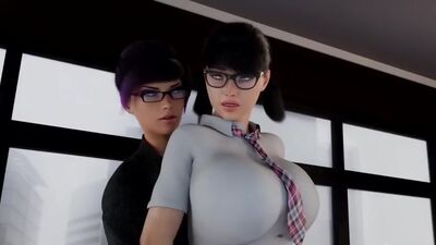 Corporate Training - 3D Futanari Animation