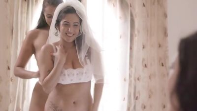 Bella slyly pleasures Whitney and April's pussies