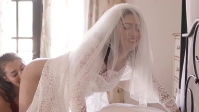 Bella slyly pleasures Whitney and April's pussies