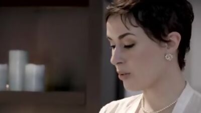 Husband fucking the MILF care taker of disable wife right next to her