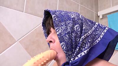 our 74 years old hairy bush grandma peeing