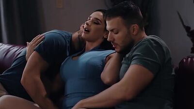 Busty milf neighbor enjoying young studs big throbbing cocks
