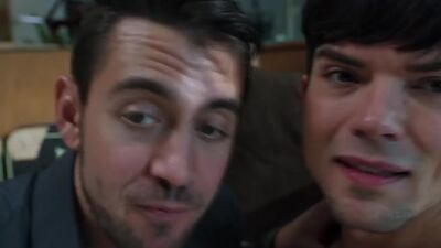 Dude has to watch his husband get fucked by burglar!