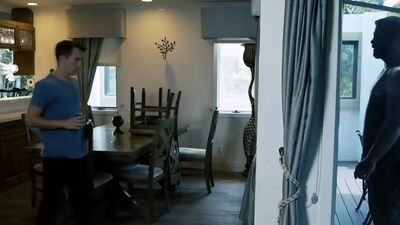 Huge bear Cain Marko fucks small guy Isaac Parker