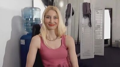 Silke shows cumshots and oral in behind the scenes