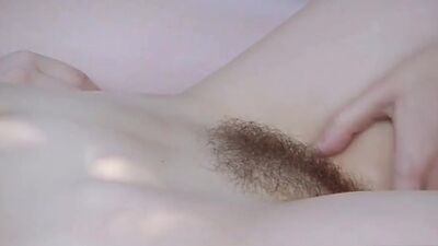 Hairy pussies massaged and licked in orgy
