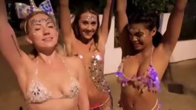 Horny teens fucked Filthy's cock to the fullest