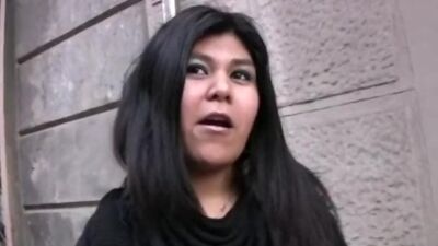 Picking up a Petite Latina Mom