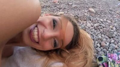 At the Beach for That Pussy