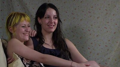 Public slut sucking before analsex in front of voyeurs