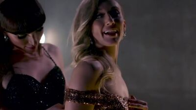 Shemale Natalie Mars licks Riley Reyes in abandoned building