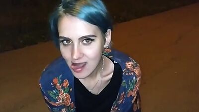 Hot teen blowjob and anal fuck Tinder 1st date