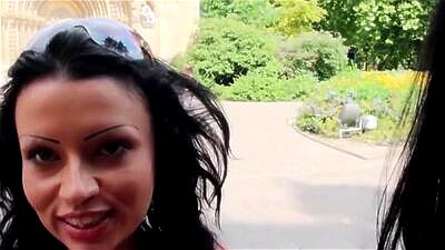 Busty Babes in Amateur Threesome