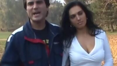 Busty speculum babe spreading pussy and teasing big boobs