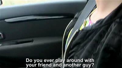 Horny French Amateur Car Sex
