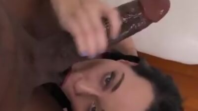 Brunette teen first time BBC deepthroat and hardcore sex