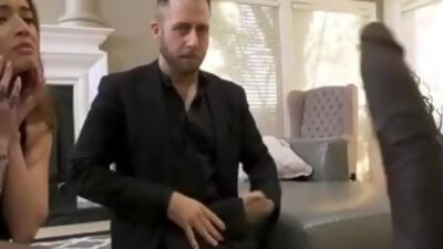 wife squirt and sex with black in front of husband
