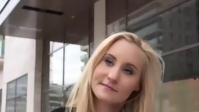 Blonde Fucked Through Pantyhose