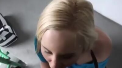 Blonde Fucked Through Pantyhose