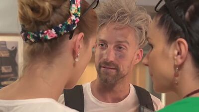 Nerdy eurobabes giving bj and sharing hostel roommate