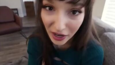 Stepmom cuddles with her stepson at the living room