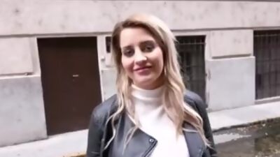 Leggy Brit With Big Tits Loves Big Cock