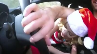 Haley the Horny Christmas Hitchhiker