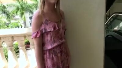 Smoking Blonde Flashes for Fun