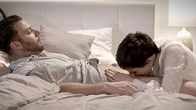 Big boobed MILF home care professional Olive Glass fucking her boss