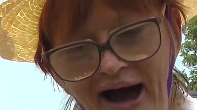 public sex with ugly 85 years old granny