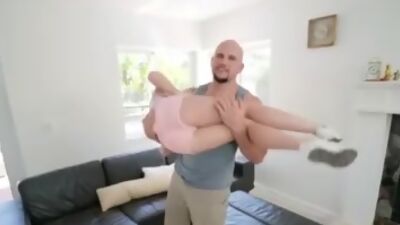 Tiny Blonde Pussy Stretched Out
