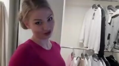 Blonde Filled With Customer Service