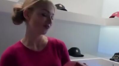 Blonde Filled With Customer Service