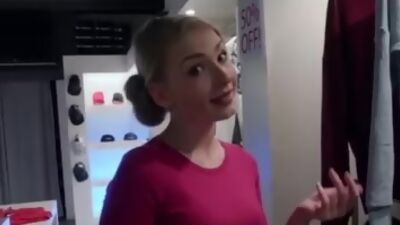 Blonde Filled With Customer Service