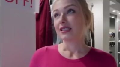 Blonde Filled With Customer Service