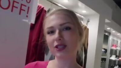 Blonde Filled With Customer Service