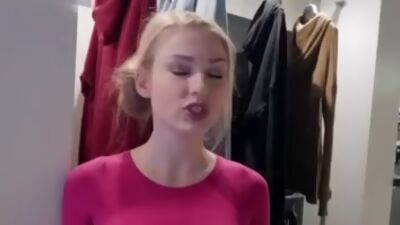 Blonde Filled With Customer Service