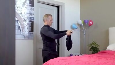 Dolly Leigh learns her lesson about ignoring her stepdad as her hairy pussy gets eaten out fucked and filled with cum